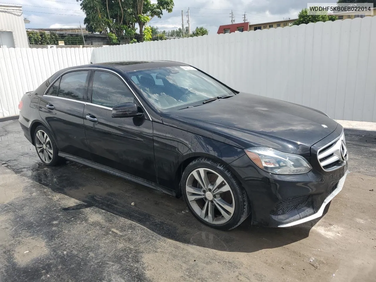 2014 Mercedes-Benz E 350 VIN: WDDHF5KB0EB022014 Lot: 72197524