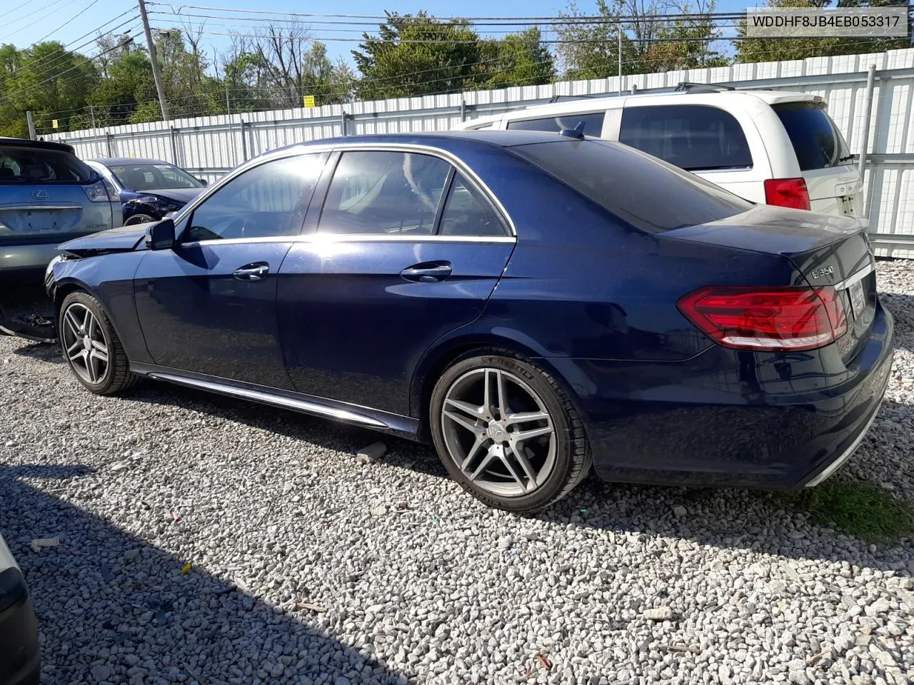 2014 Mercedes-Benz E 350 4Matic VIN: WDDHF8JB4EB053317 Lot: 72233544