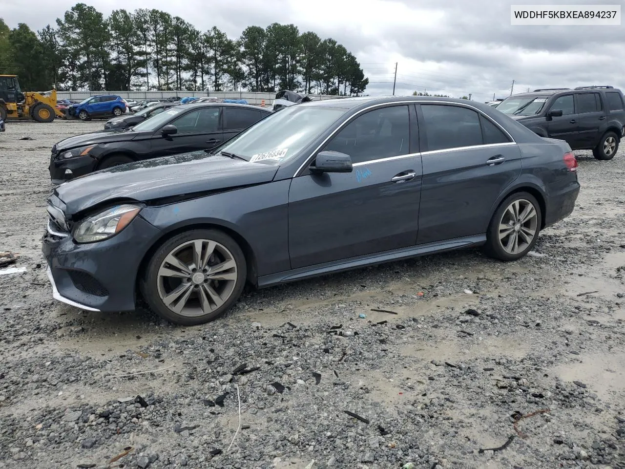 2014 Mercedes-Benz E 350 VIN: WDDHF5KBXEA894237 Lot: 72676834