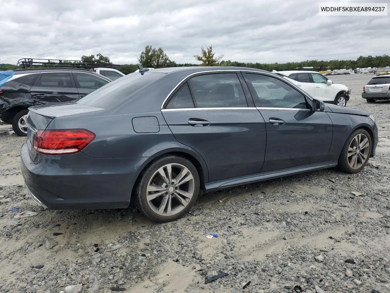 2014 Mercedes-Benz E 350 VIN: WDDHF5KBXEA894237 Lot: 72676834