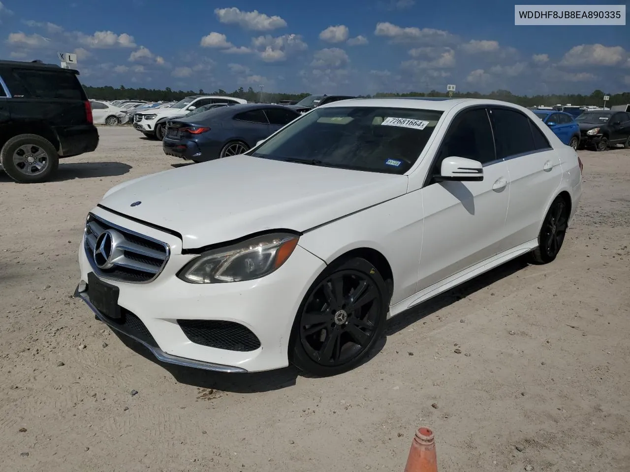 2014 Mercedes-Benz E 350 4Matic VIN: WDDHF8JB8EA890335 Lot: 72681664