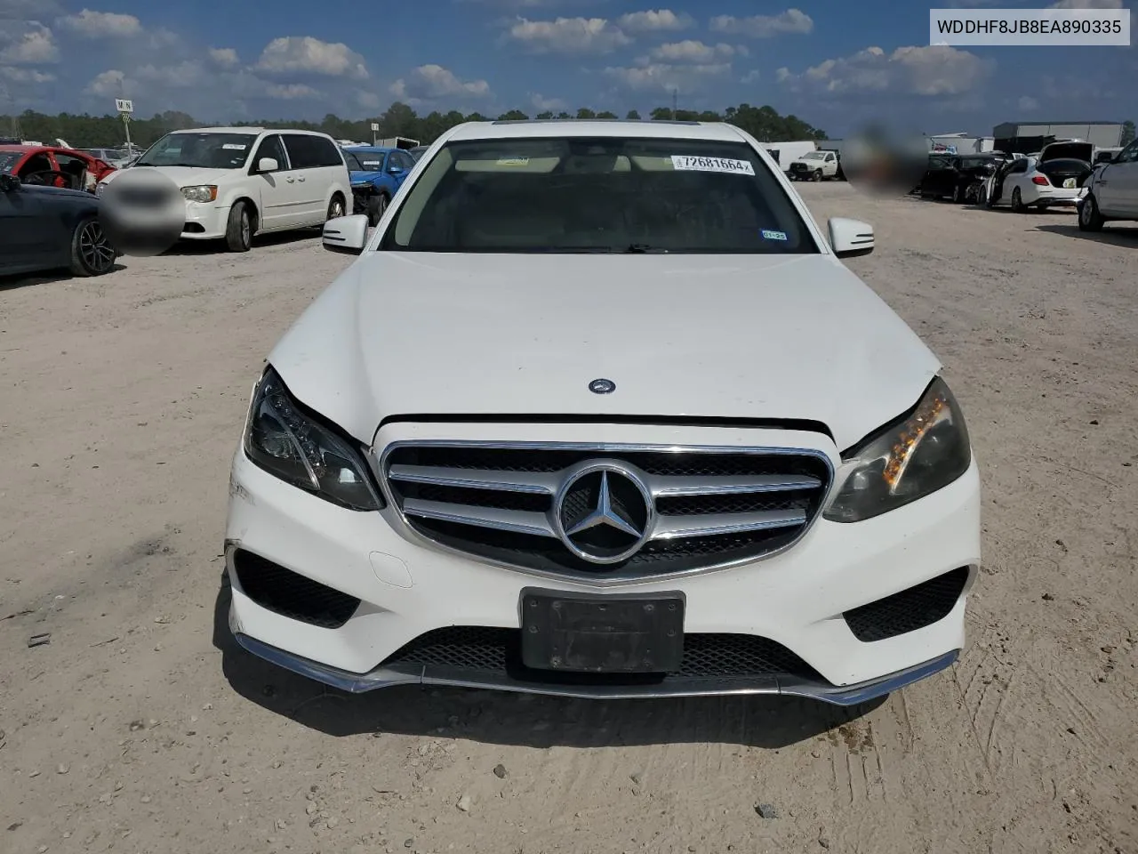 2014 Mercedes-Benz E 350 4Matic VIN: WDDHF8JB8EA890335 Lot: 72681664