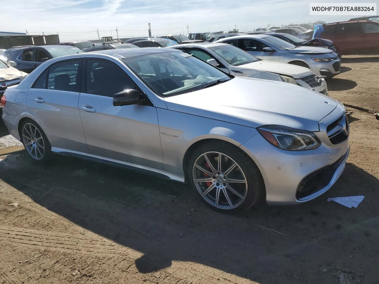 2014 Mercedes-Benz E 63 Amg-S VIN: WDDHF7GB7EA883264 Lot: 72799164