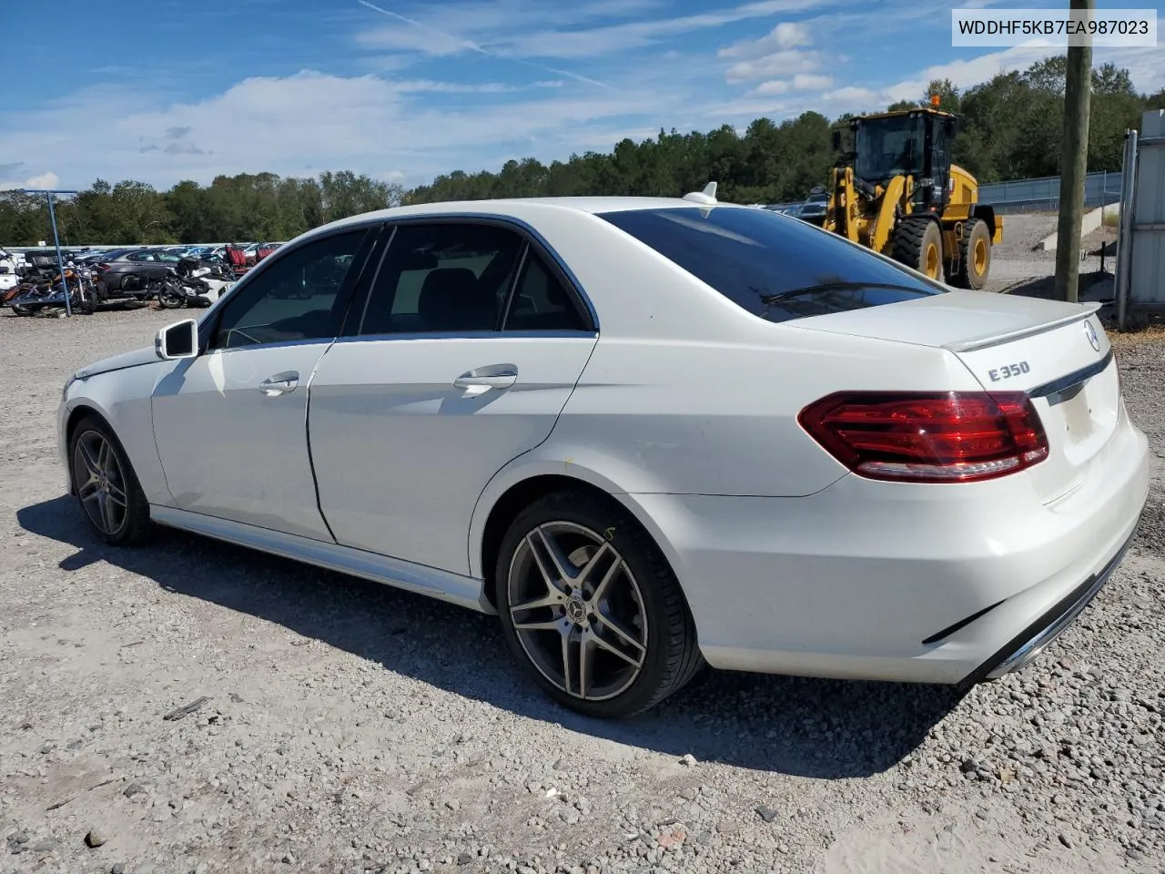 2014 Mercedes-Benz E 350 VIN: WDDHF5KB7EA987023 Lot: 73028734