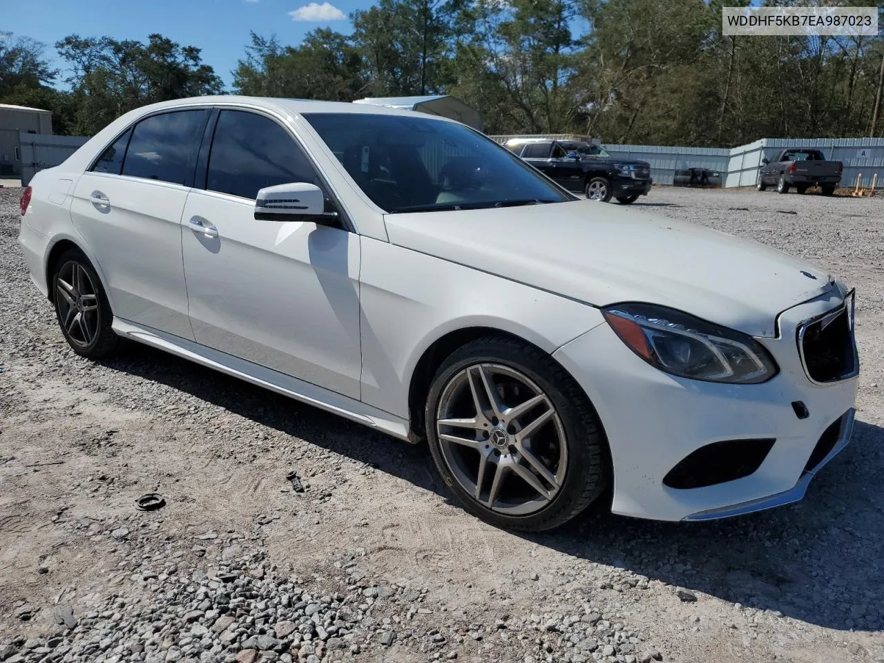 2014 Mercedes-Benz E 350 VIN: WDDHF5KB7EA987023 Lot: 73028734