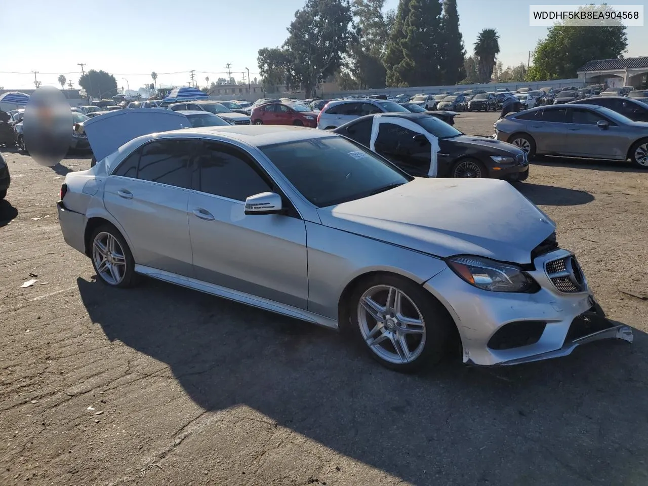 2014 Mercedes-Benz E 350 VIN: WDDHF5KB8EA904568 Lot: 73591434