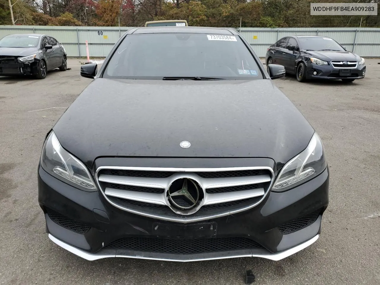 2014 Mercedes-Benz E 400 Hybrid VIN: WDDHF9FB4EA909283 Lot: 73703584