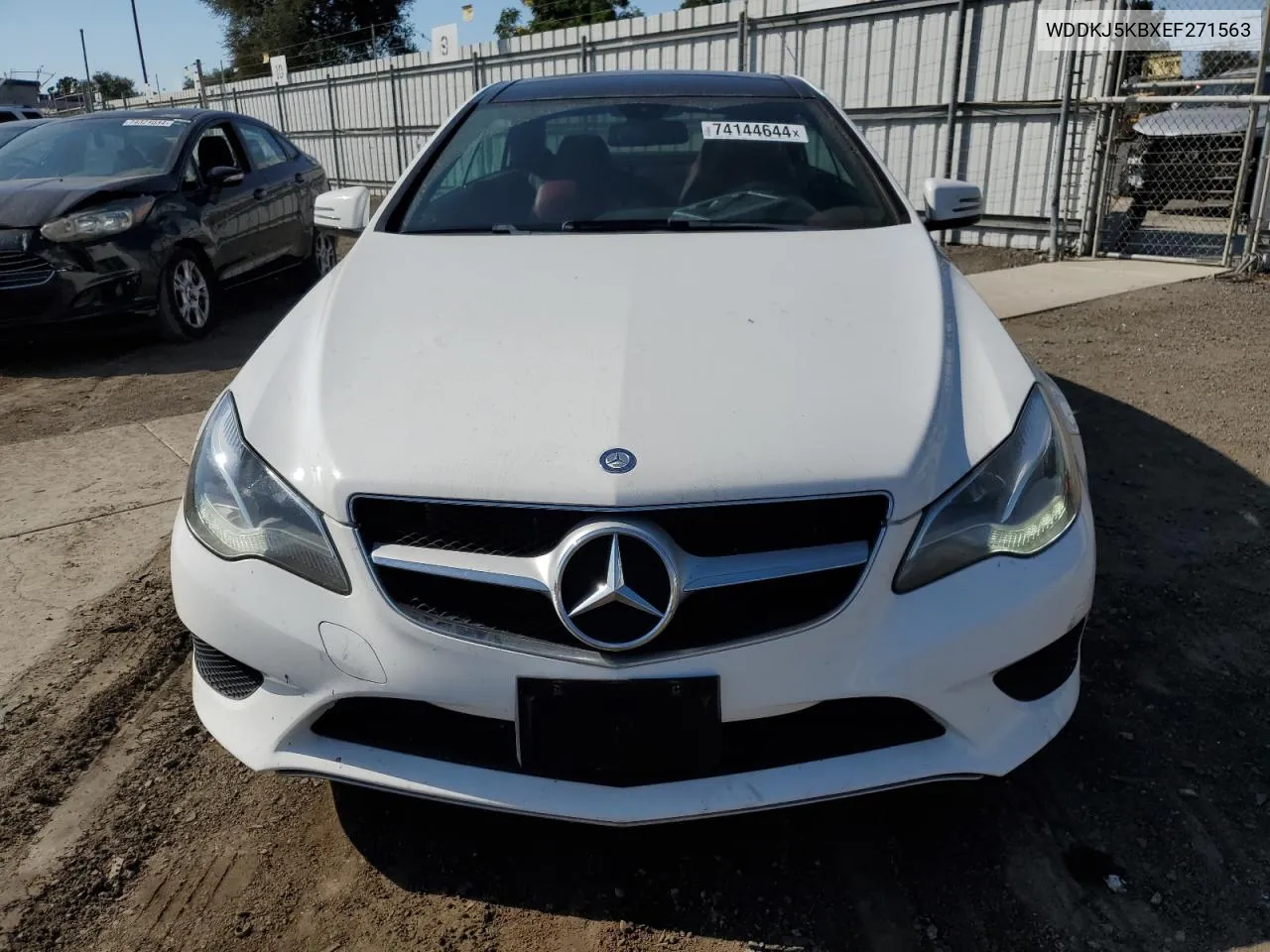 2014 Mercedes-Benz E 350 VIN: WDDKJ5KBXEF271563 Lot: 74144644