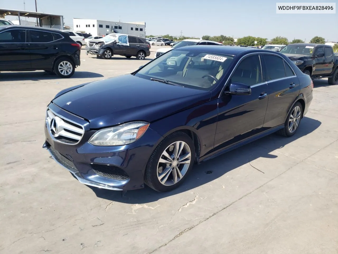 2014 Mercedes-Benz E 400 Hybrid VIN: WDDHF9FBXEA828496 Lot: 74585604