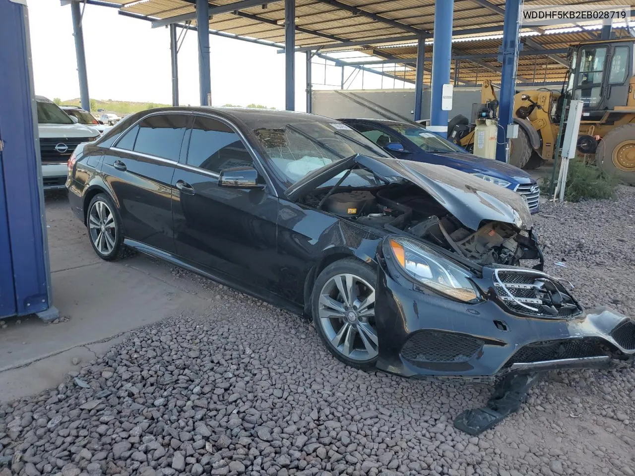 2014 Mercedes-Benz E 350 VIN: WDDHF5KB2EB028719 Lot: 74634954