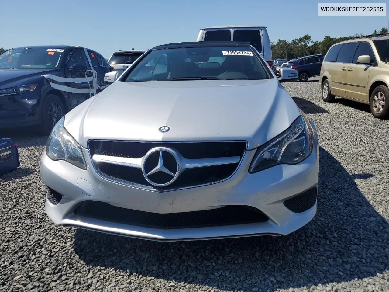 2014 Mercedes-Benz E 350 VIN: WDDKK5KF2EF252585 Lot: 74654734