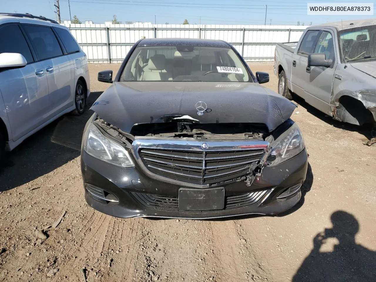 2014 Mercedes-Benz E 350 4Matic VIN: WDDHF8JB0EA878373 Lot: 74804104