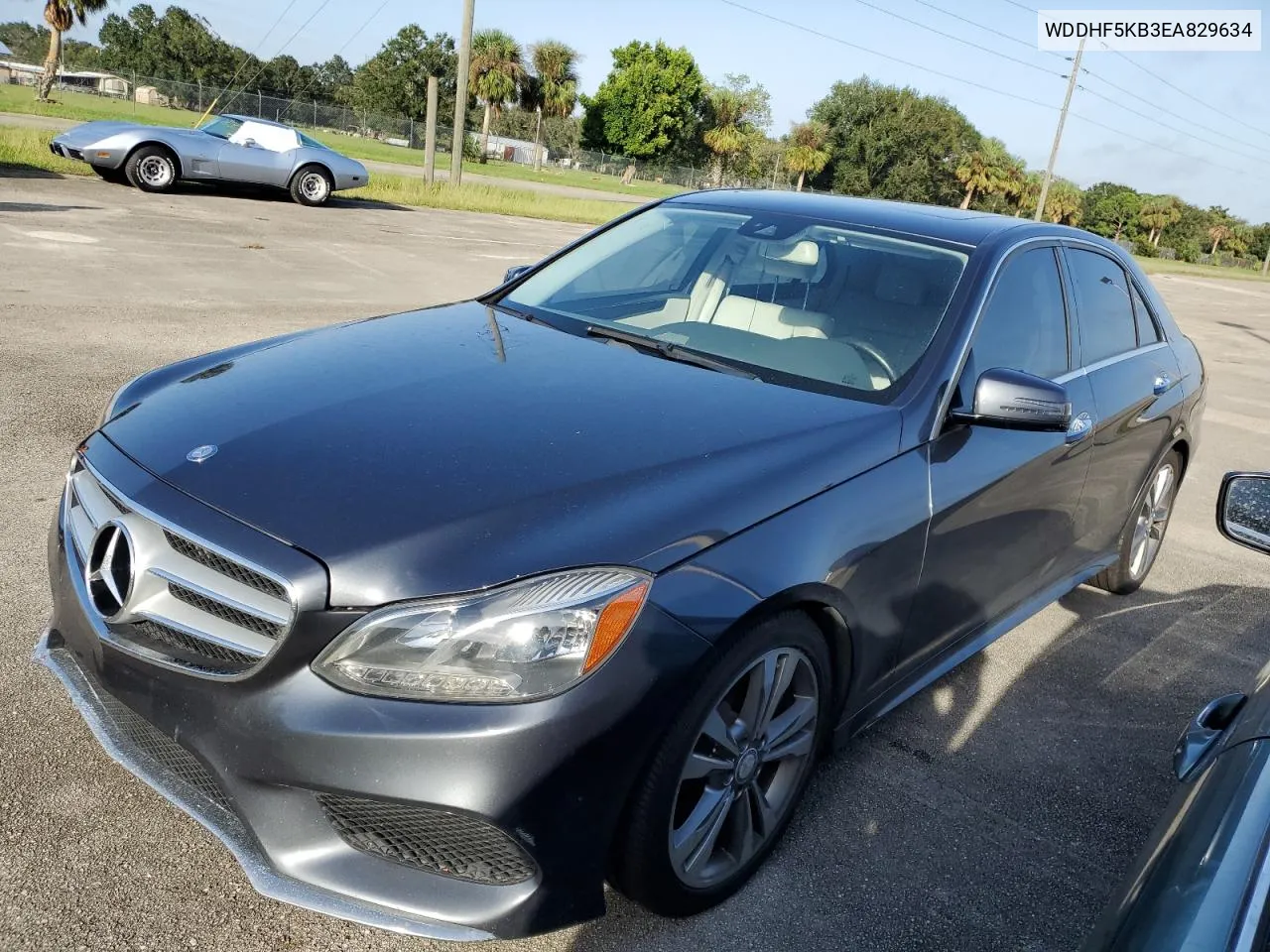 2014 Mercedes-Benz E 350 VIN: WDDHF5KB3EA829634 Lot: 75160064