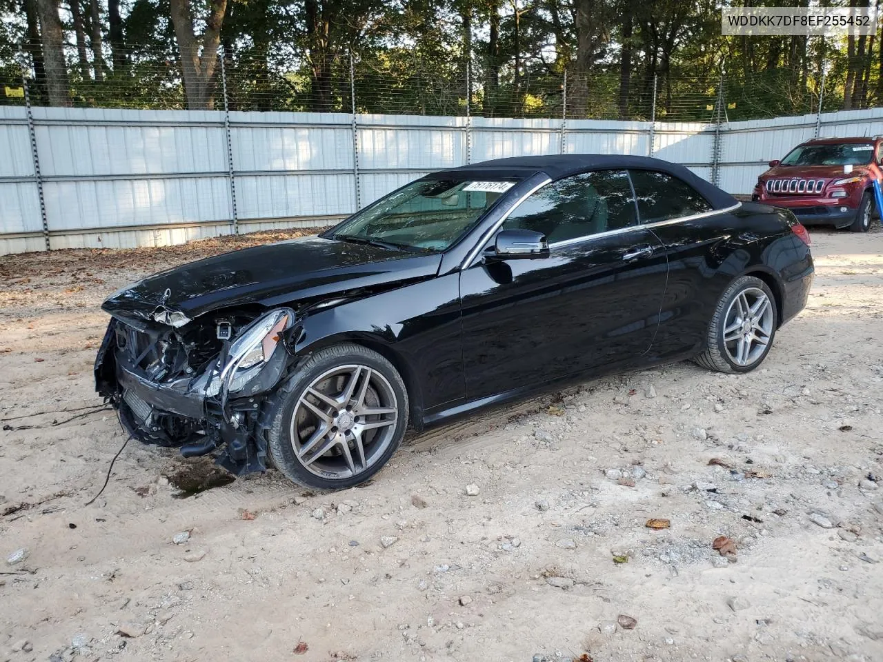 2014 Mercedes-Benz E 550 VIN: WDDKK7DF8EF255452 Lot: 75176174