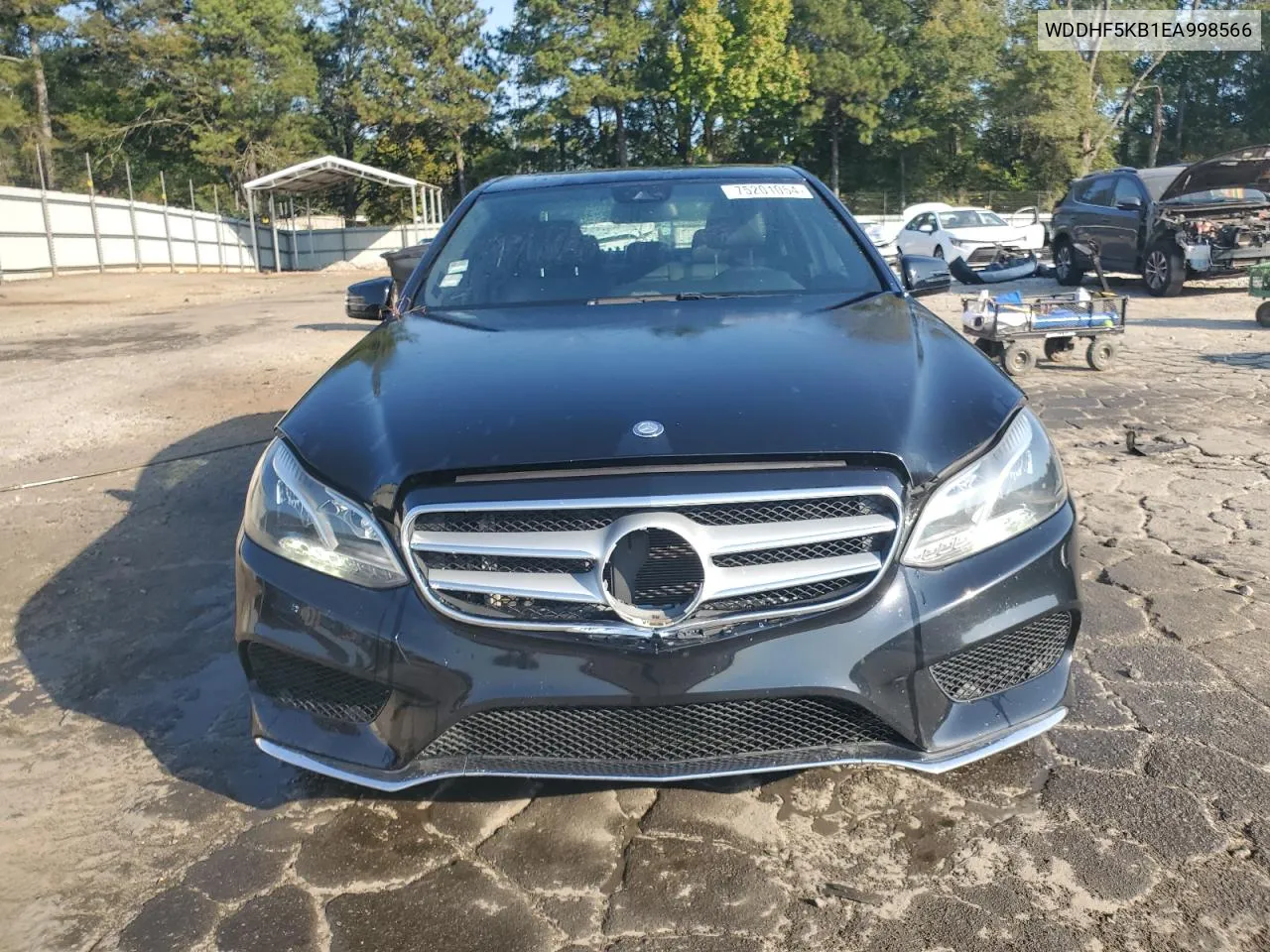 2014 Mercedes-Benz E 350 VIN: WDDHF5KB1EA998566 Lot: 75201054