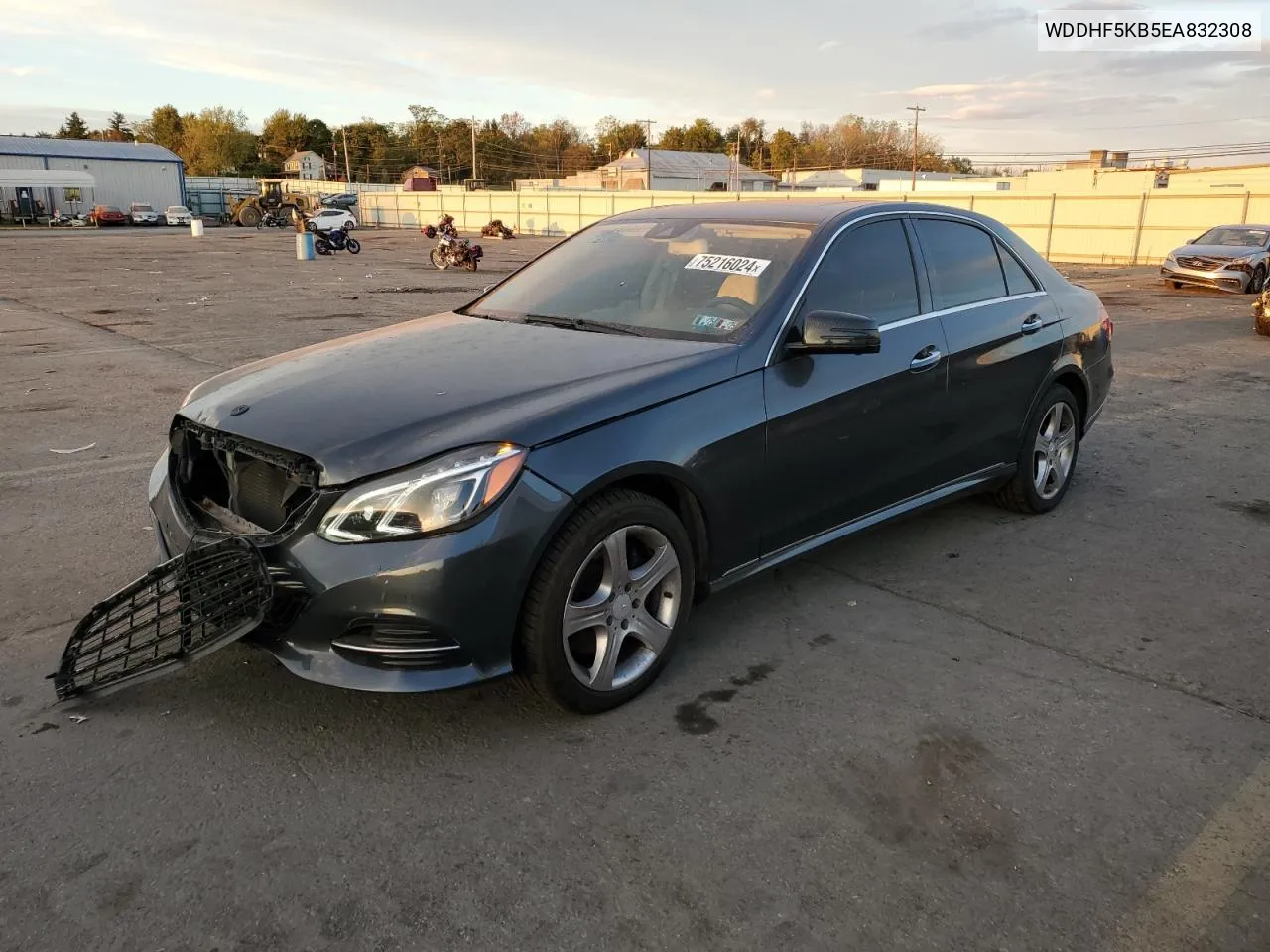 2014 Mercedes-Benz E 350 VIN: WDDHF5KB5EA832308 Lot: 75216024