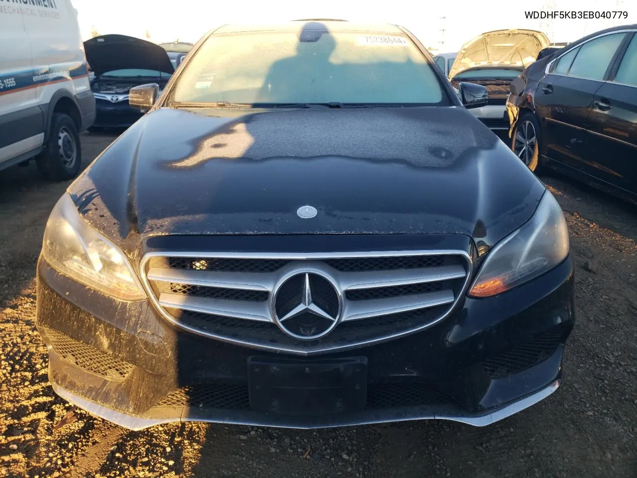 2014 Mercedes-Benz E 350 VIN: WDDHF5KB3EB040779 Lot: 75238644