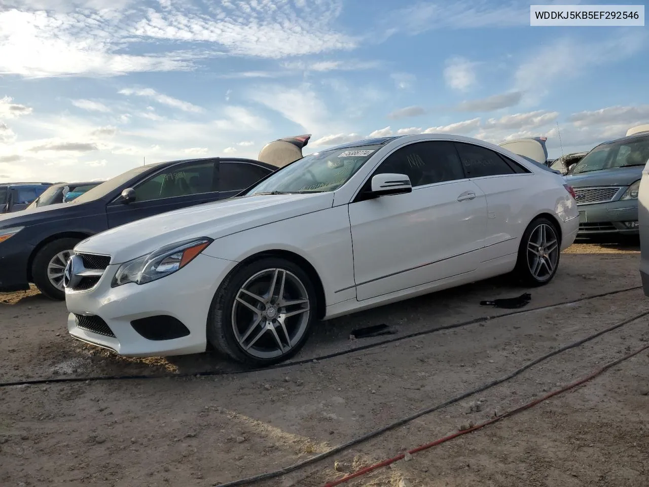 2014 Mercedes-Benz E 350 VIN: WDDKJ5KB5EF292546 Lot: 75388774