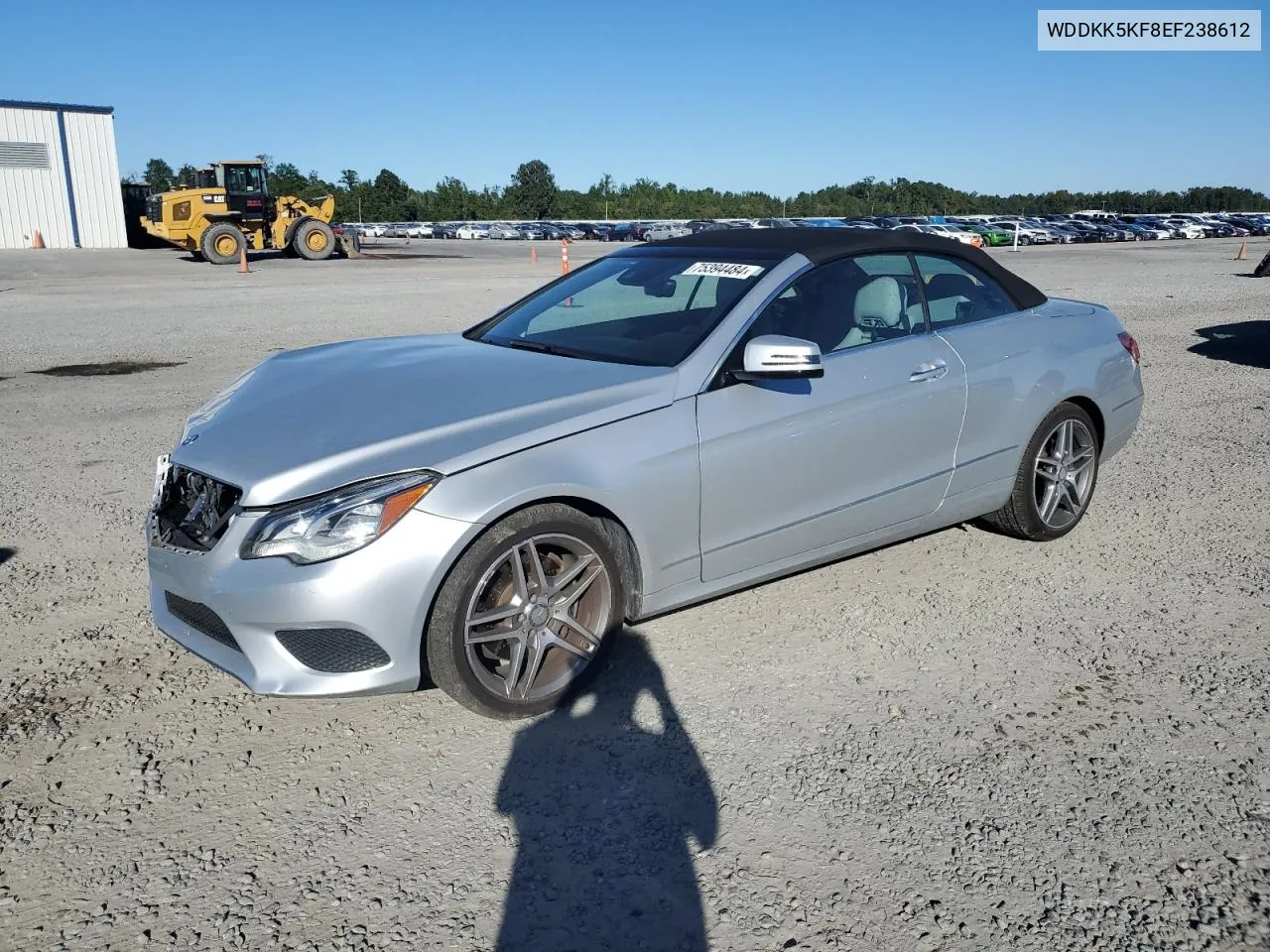 2014 Mercedes-Benz E 350 VIN: WDDKK5KF8EF238612 Lot: 75394484