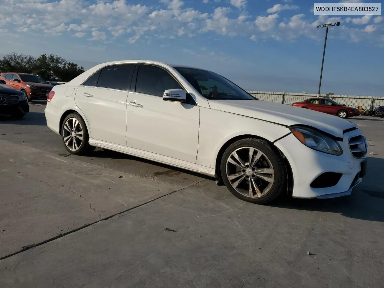 2014 Mercedes-Benz E 350 VIN: WDDHF5KB4EA803527 Lot: 75625054