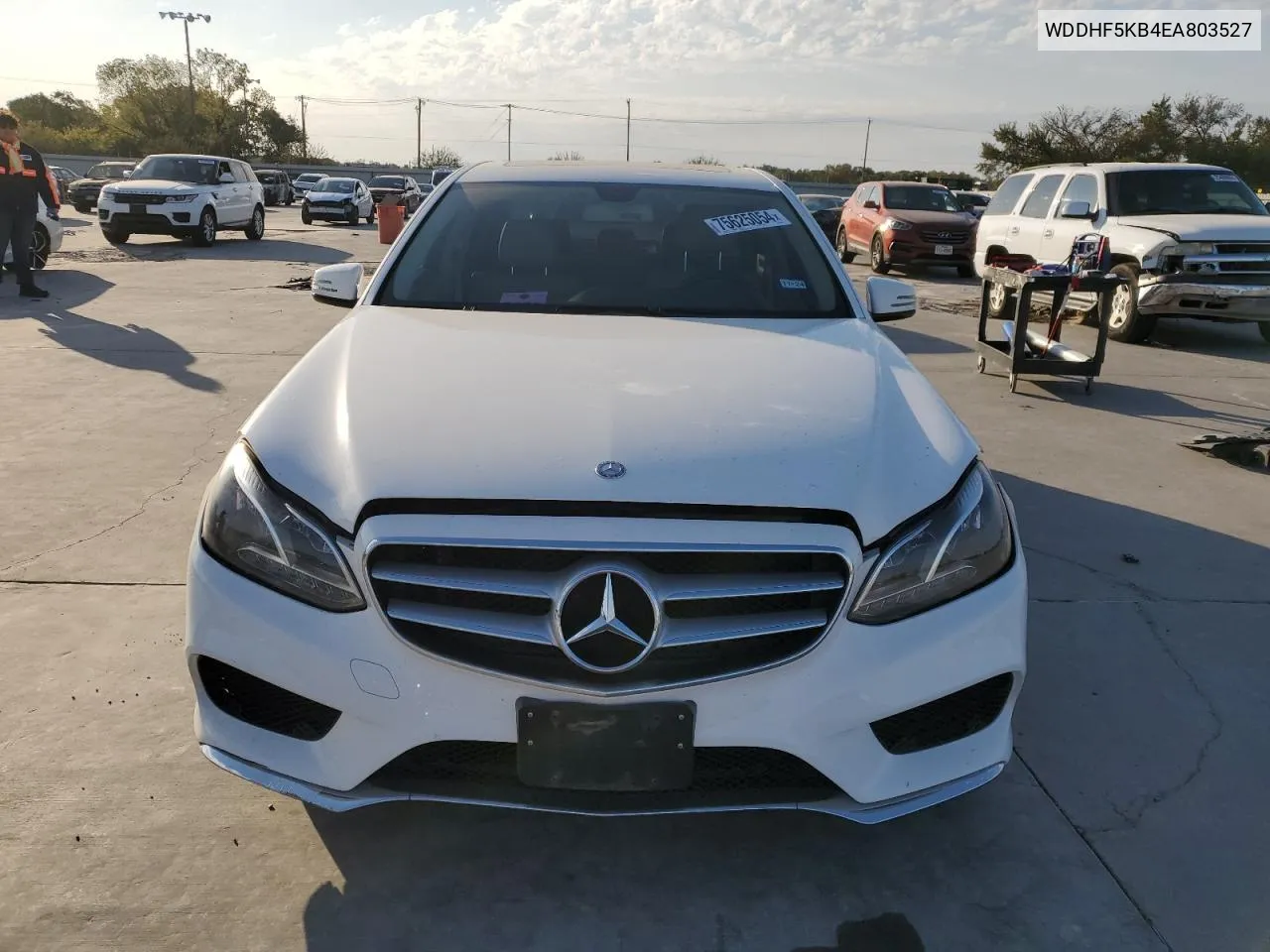 2014 Mercedes-Benz E 350 VIN: WDDHF5KB4EA803527 Lot: 75625054