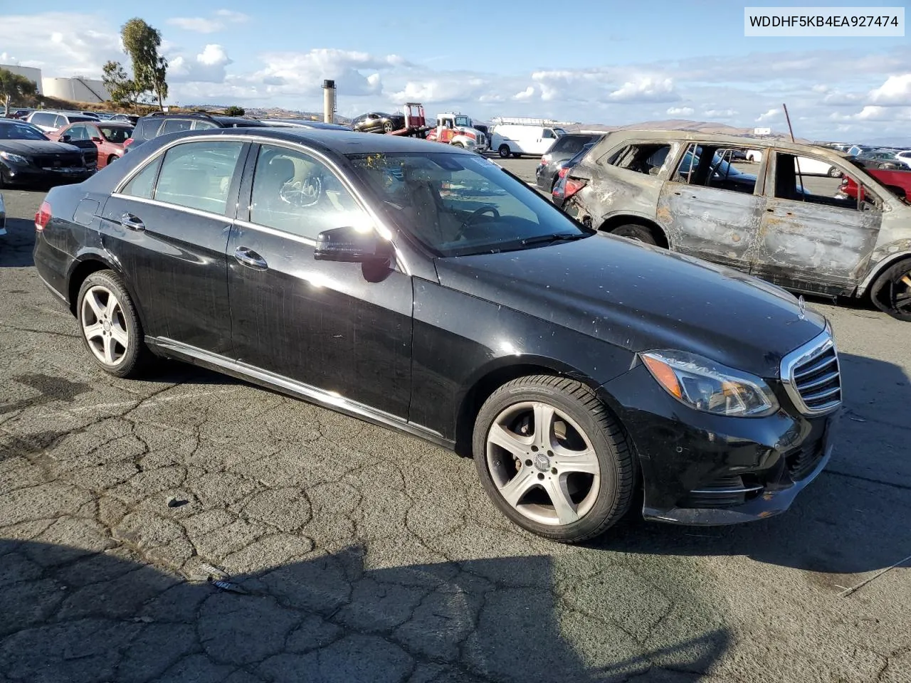 2014 Mercedes-Benz E 350 VIN: WDDHF5KB4EA927474 Lot: 76055744