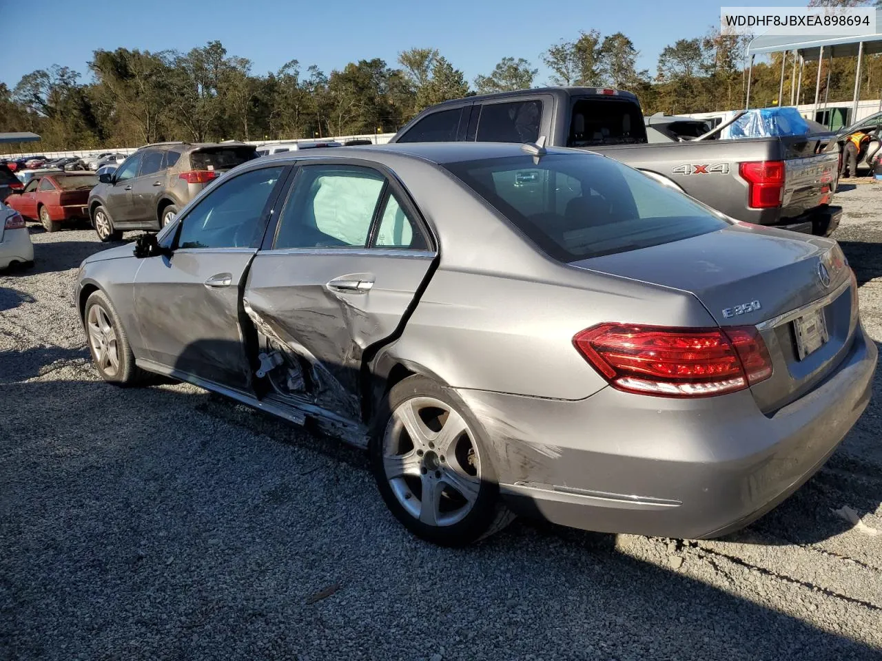 2014 Mercedes-Benz E 350 4Matic VIN: WDDHF8JBXEA898694 Lot: 76076344