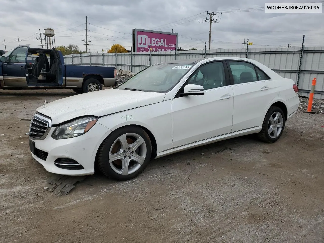 2014 Mercedes-Benz E 350 4Matic VIN: WDDHF8JB0EA926096 Lot: 76277814