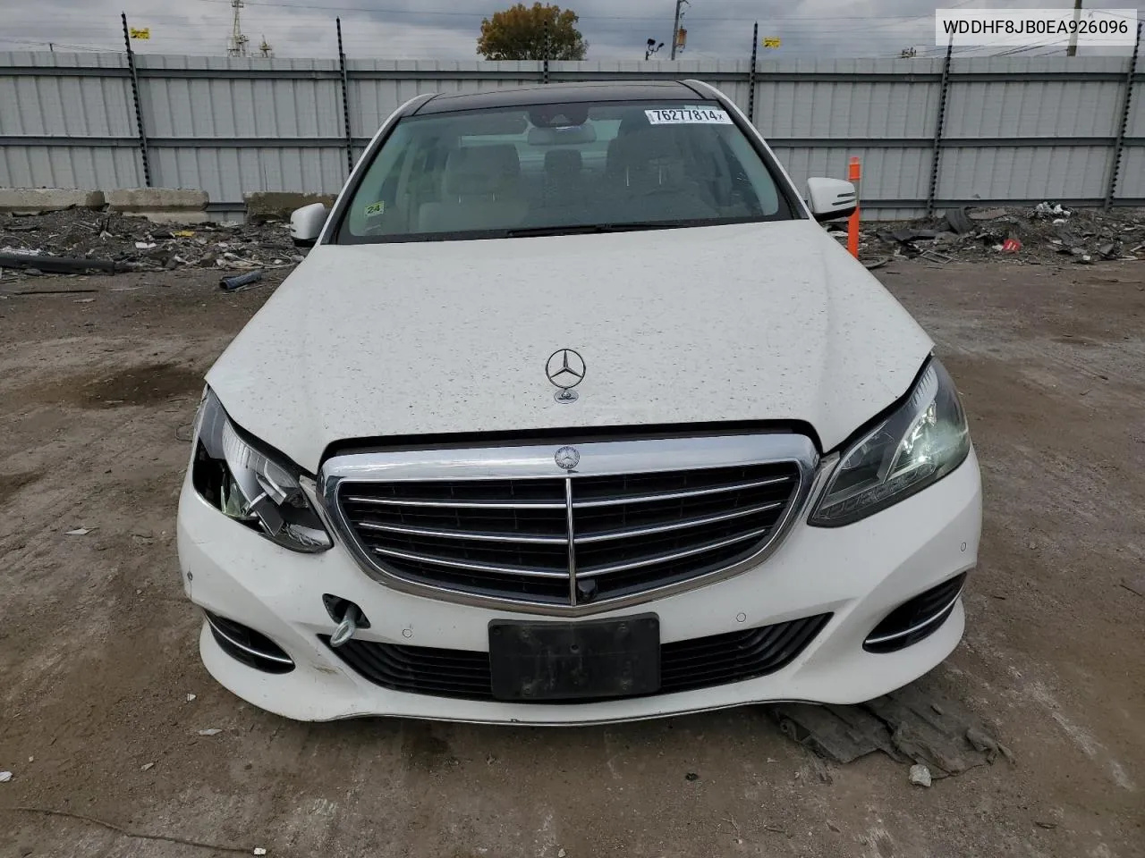 2014 Mercedes-Benz E 350 4Matic VIN: WDDHF8JB0EA926096 Lot: 76277814