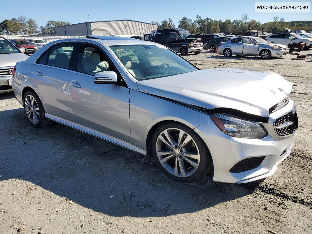 2014 Mercedes-Benz E 350 VIN: WDDHF5KBXEA974590 Lot: 76702774