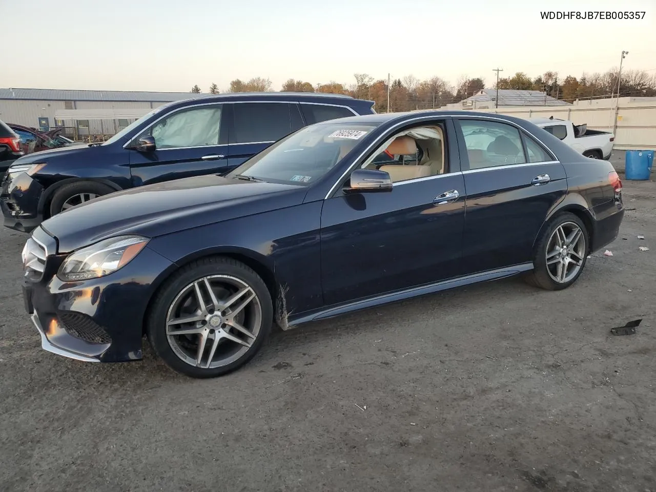 2014 Mercedes-Benz E 350 4Matic VIN: WDDHF8JB7EB005357 Lot: 76925974