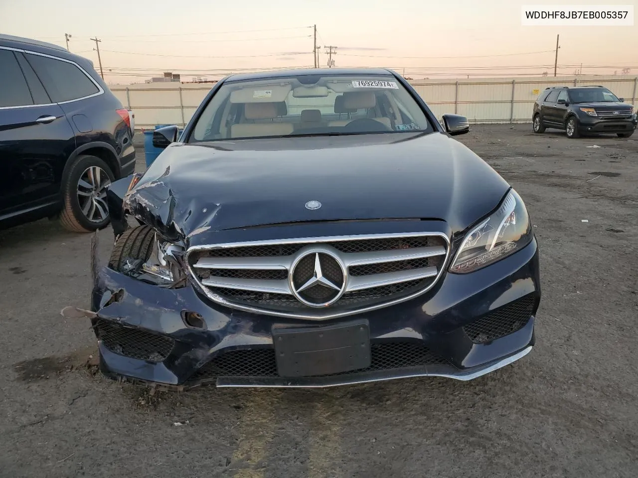 2014 Mercedes-Benz E 350 4Matic VIN: WDDHF8JB7EB005357 Lot: 76925974