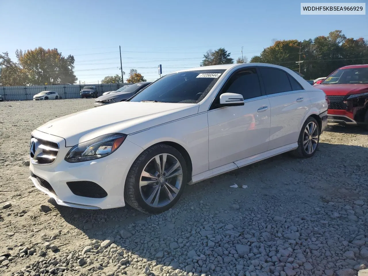 2014 Mercedes-Benz E 350 VIN: WDDHF5KB5EA966929 Lot: 77256544