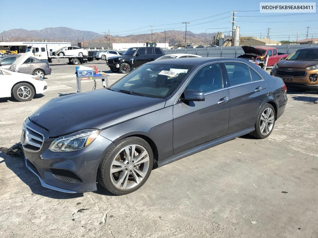 2014 Mercedes-Benz E 350 VIN: WDDHF5KB9EA843411 Lot: 77490394