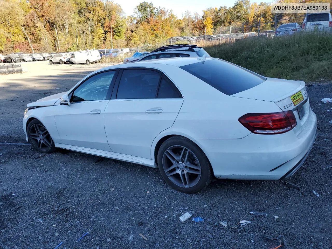 2014 Mercedes-Benz E 350 4Matic VIN: WDDHF8JB7EA980138 Lot: 77595744