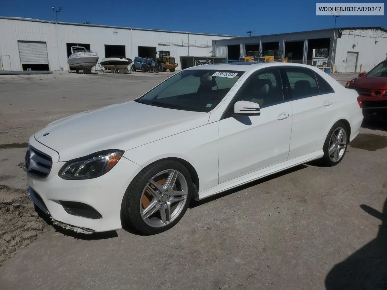 2014 Mercedes-Benz E 350 4Matic VIN: WDDHF8JB3EA870347 Lot: 77676734