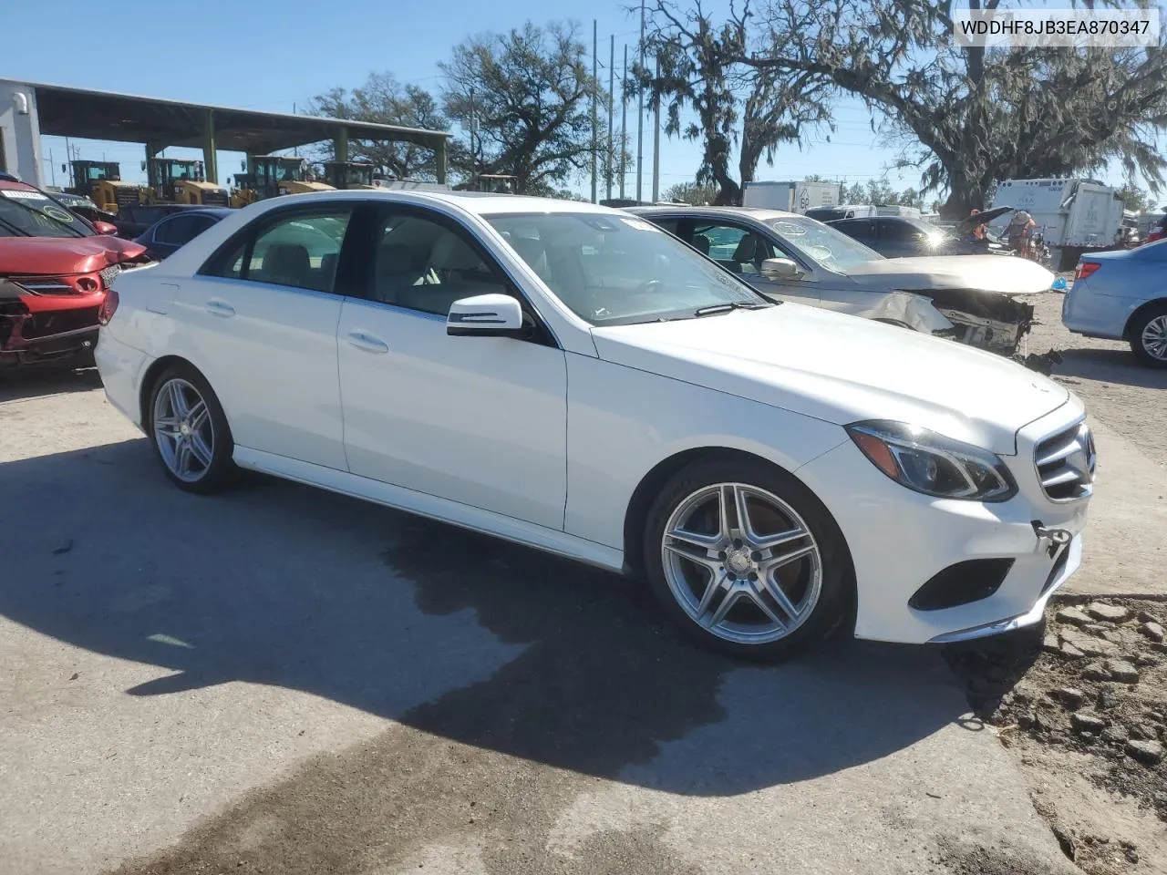 2014 Mercedes-Benz E 350 4Matic VIN: WDDHF8JB3EA870347 Lot: 77676734