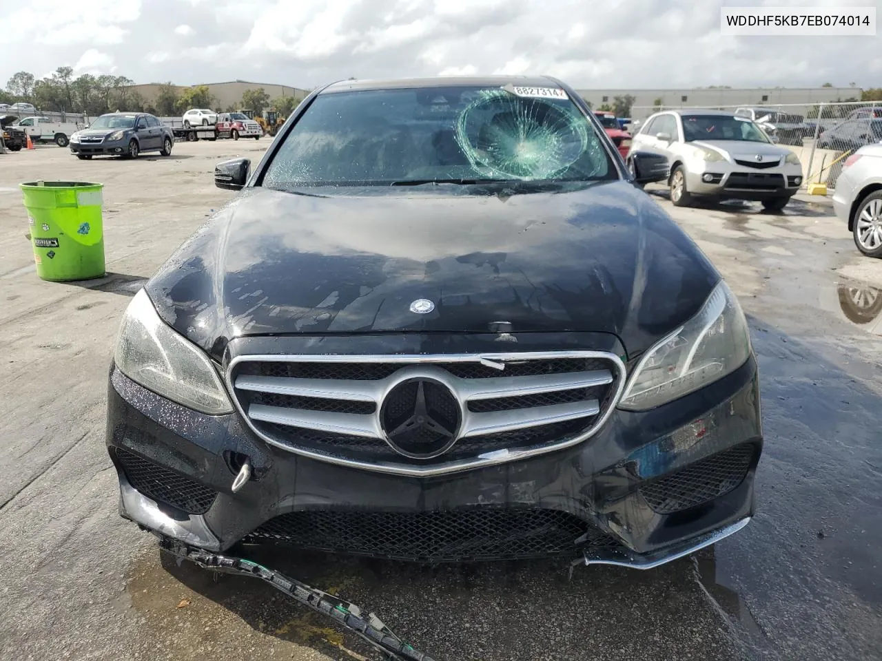 2014 Mercedes-Benz E 350 VIN: WDDHF5KB7EB074014 Lot: 78827314