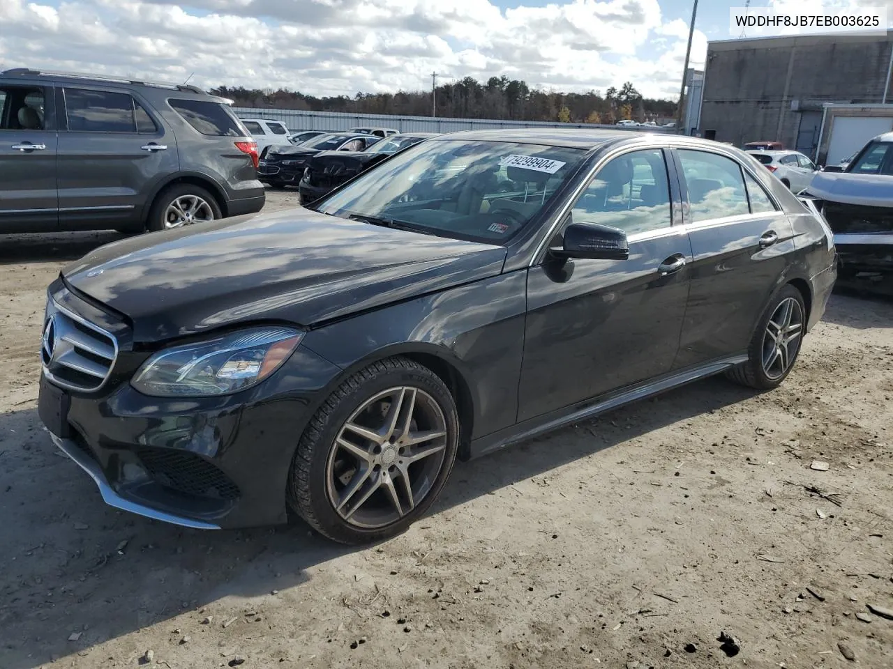 2014 Mercedes-Benz E 350 4Matic VIN: WDDHF8JB7EB003625 Lot: 79299904