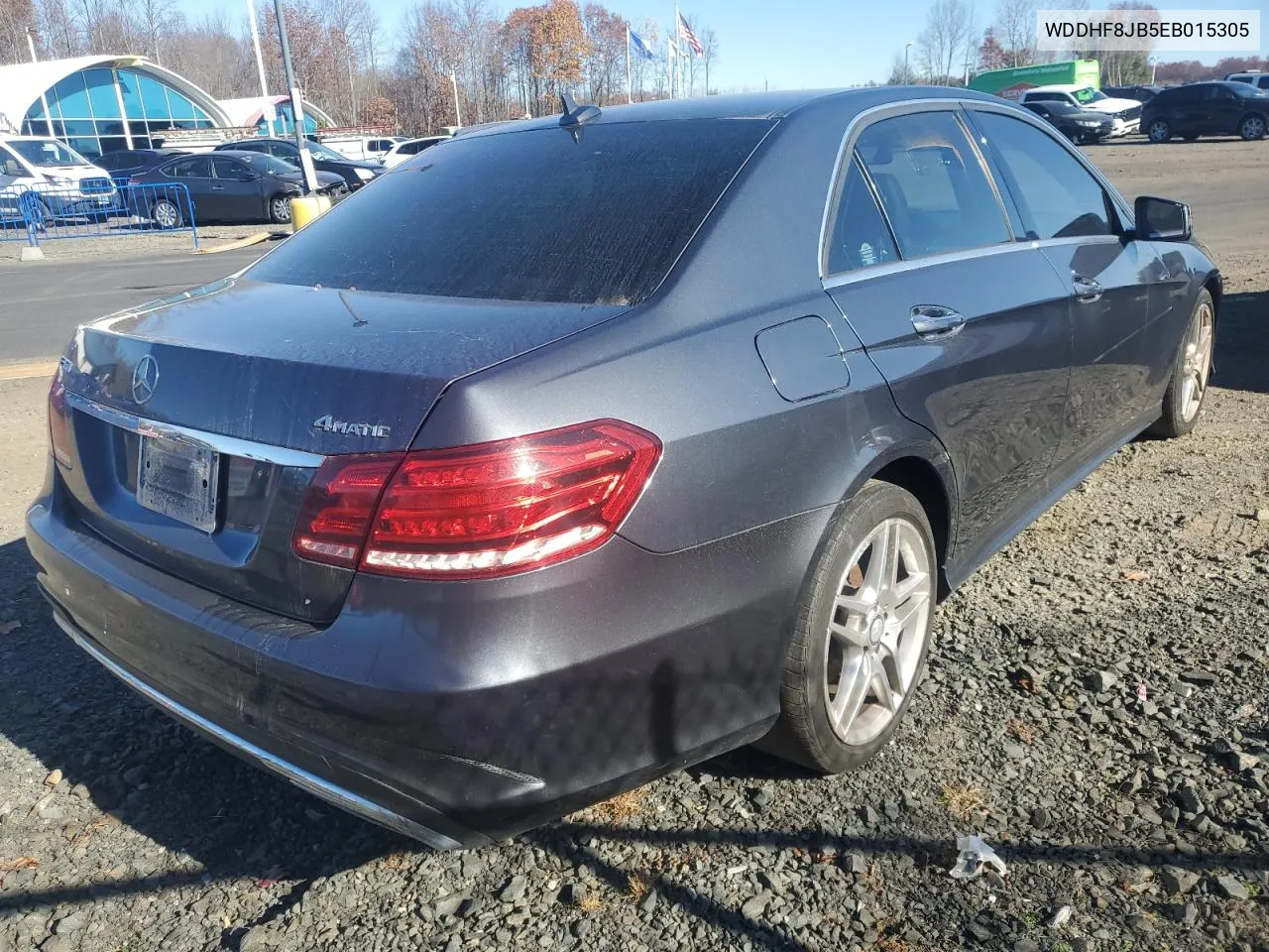 2014 Mercedes-Benz E 350 4Matic VIN: WDDHF8JB5EB015305 Lot: 79901374