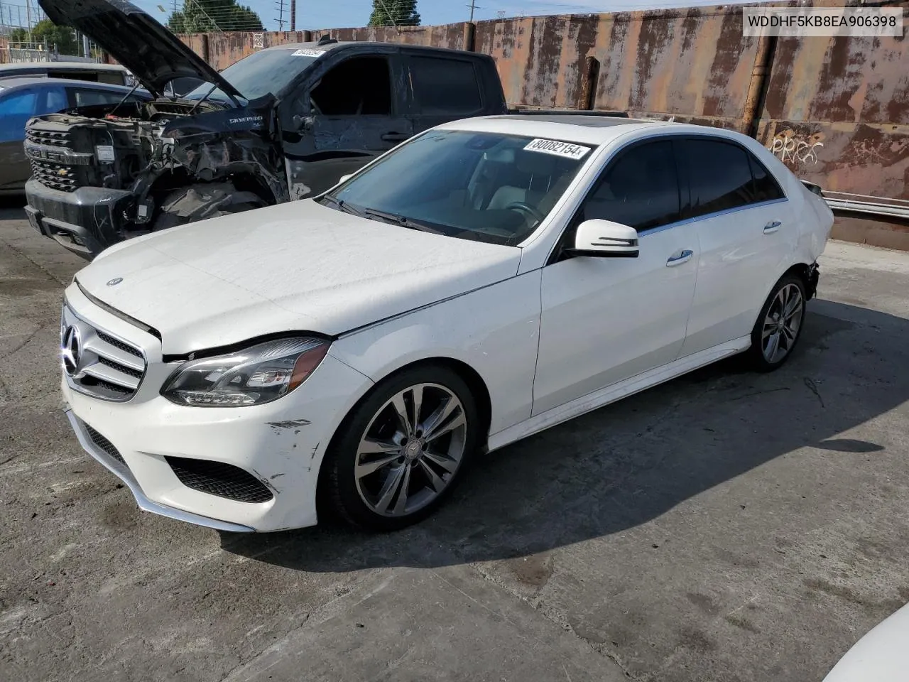 2014 Mercedes-Benz E 350 VIN: WDDHF5KB8EA906398 Lot: 80082154