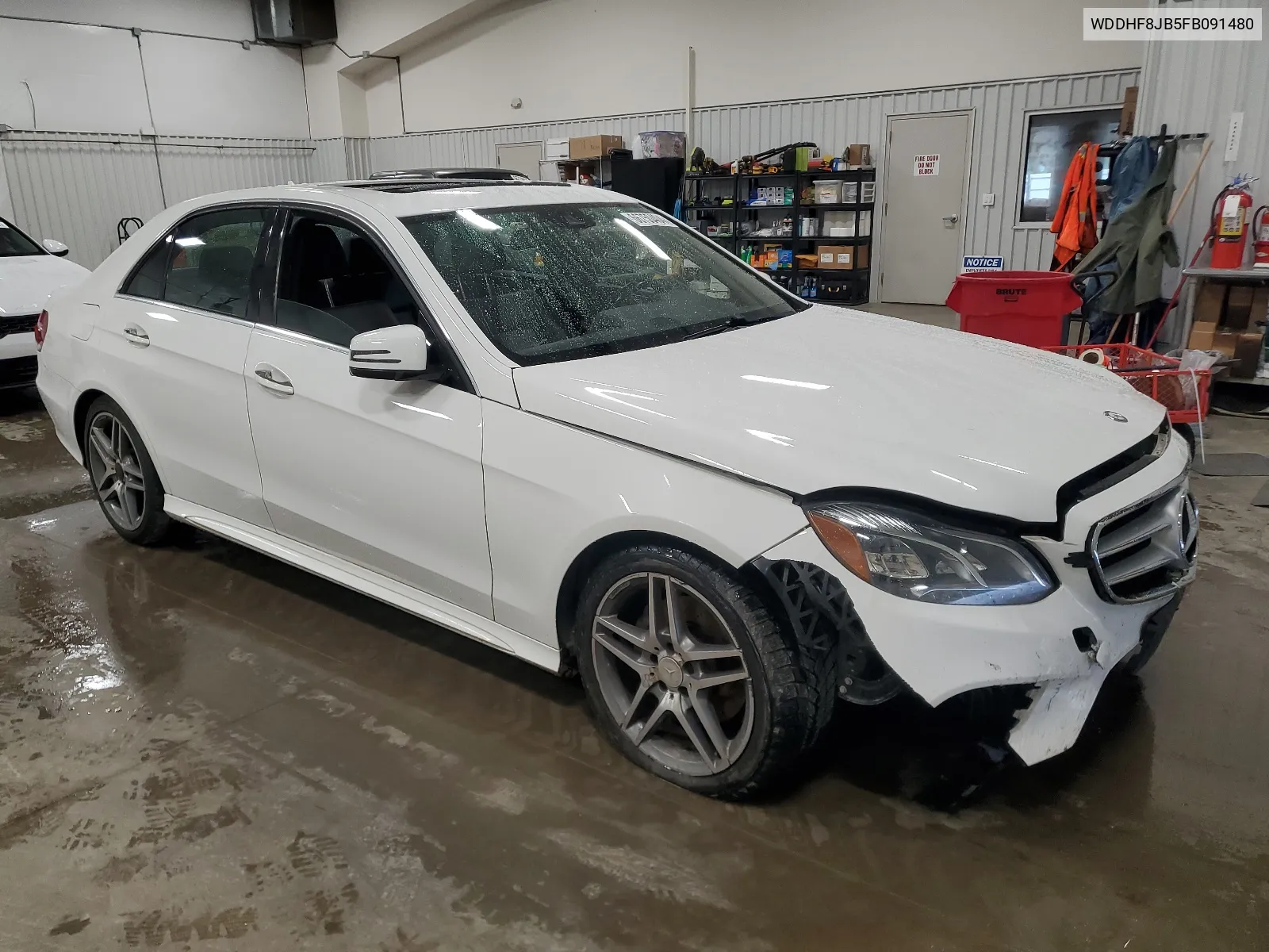 2015 Mercedes-Benz E 350 4Matic VIN: WDDHF8JB5FB091480 Lot: 66750404