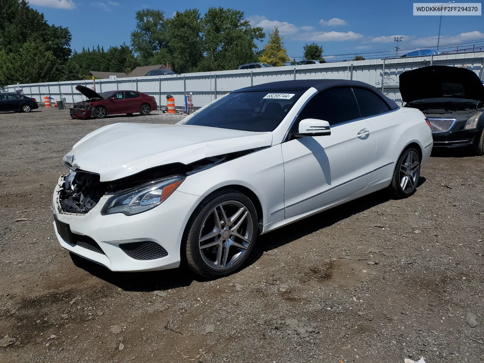 2015 Mercedes-Benz E 400 VIN: WDDKK6FF2FF294370 Lot: 68285744