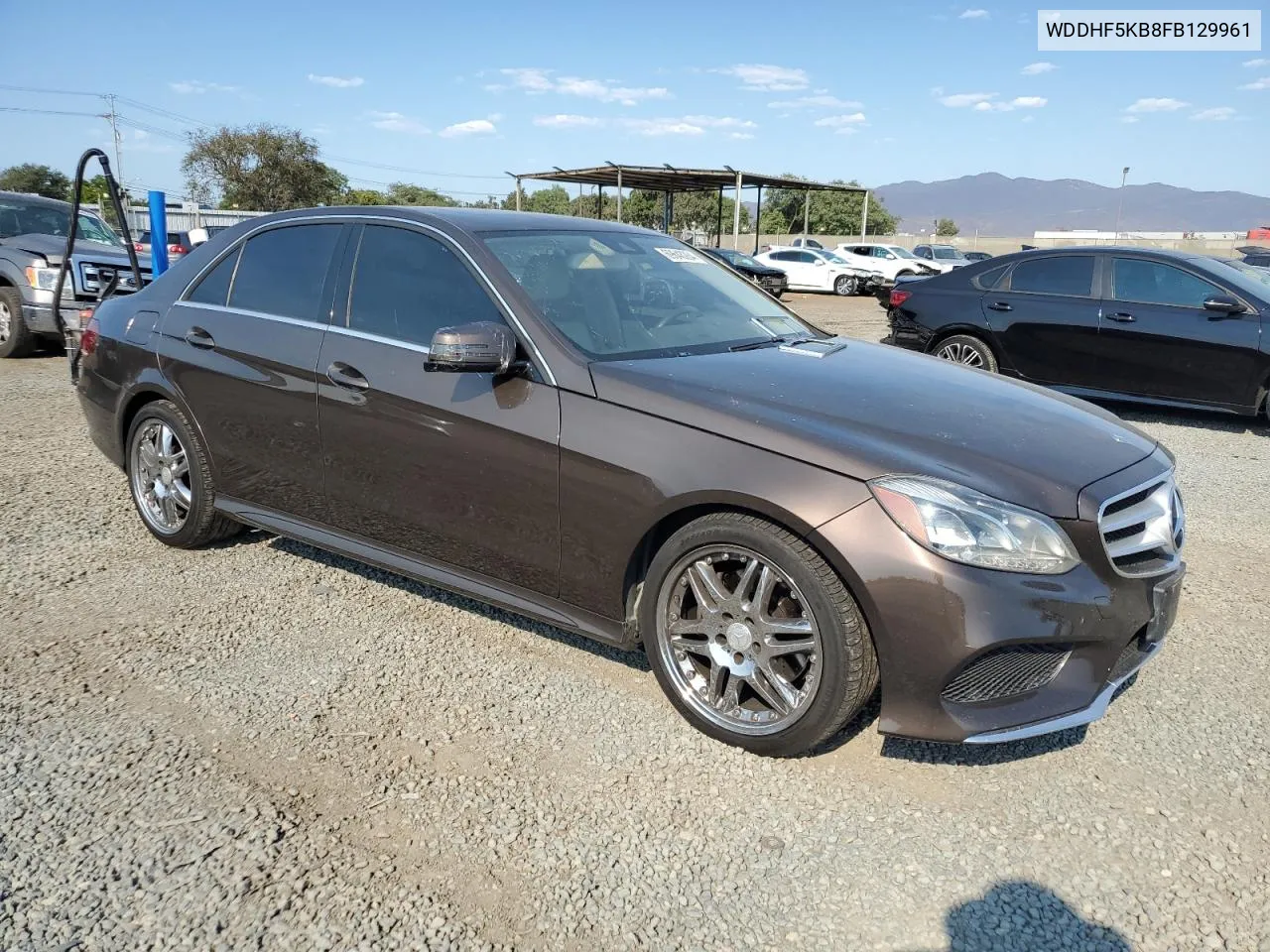 2015 Mercedes-Benz E 350 VIN: WDDHF5KB8FB129961 Lot: 69643264