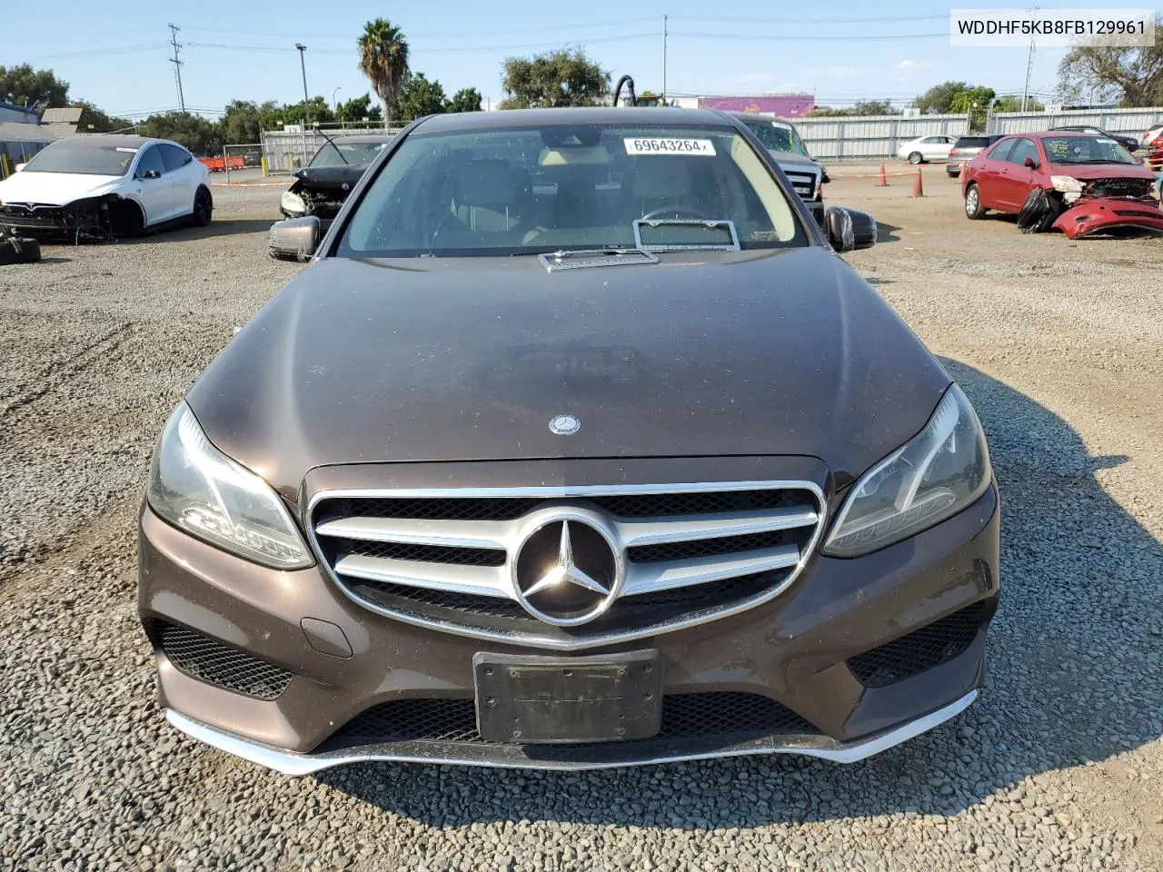 2015 Mercedes-Benz E 350 VIN: WDDHF5KB8FB129961 Lot: 69643264