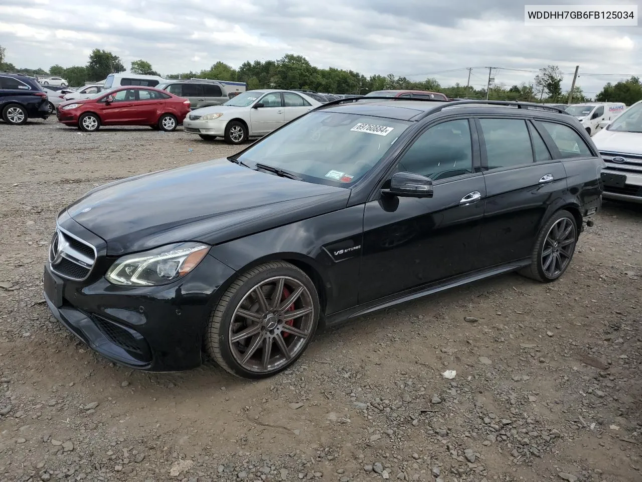 2015 Mercedes-Benz E 63 Amg-S VIN: WDDHH7GB6FB125034 Lot: 69760884