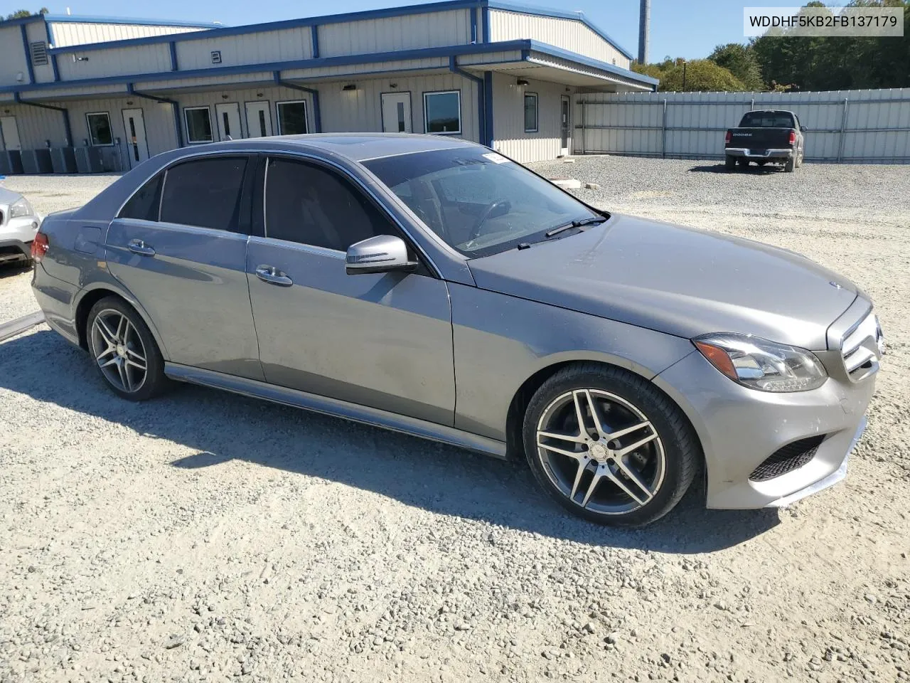 2015 Mercedes-Benz E 350 VIN: WDDHF5KB2FB137179 Lot: 75902334