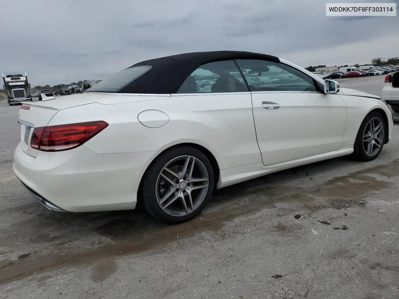 2015 Mercedes-Benz E 550 VIN: WDDKK7DF8FF303114 Lot: 75916844