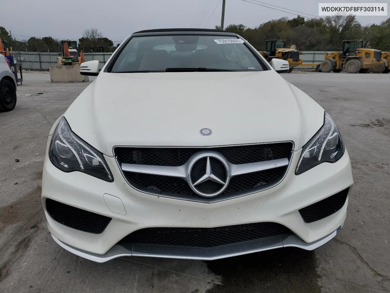 2015 Mercedes-Benz E 550 VIN: WDDKK7DF8FF303114 Lot: 75916844