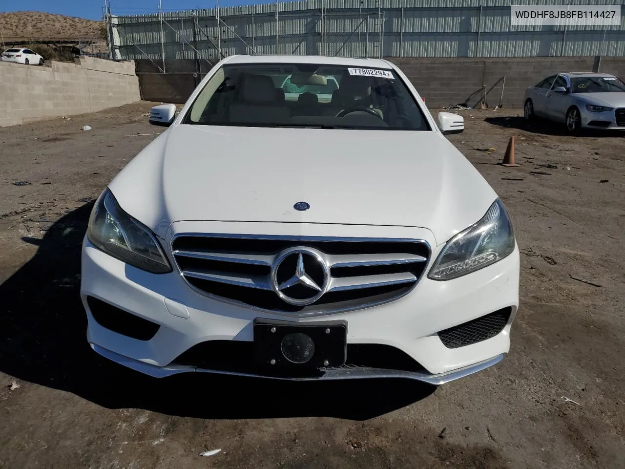 2015 Mercedes-Benz E 350 4Matic VIN: WDDHF8JB8FB114427 Lot: 77802294